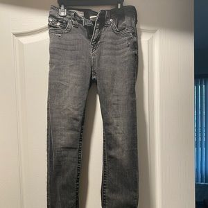true religion high rise super skinny stone wash